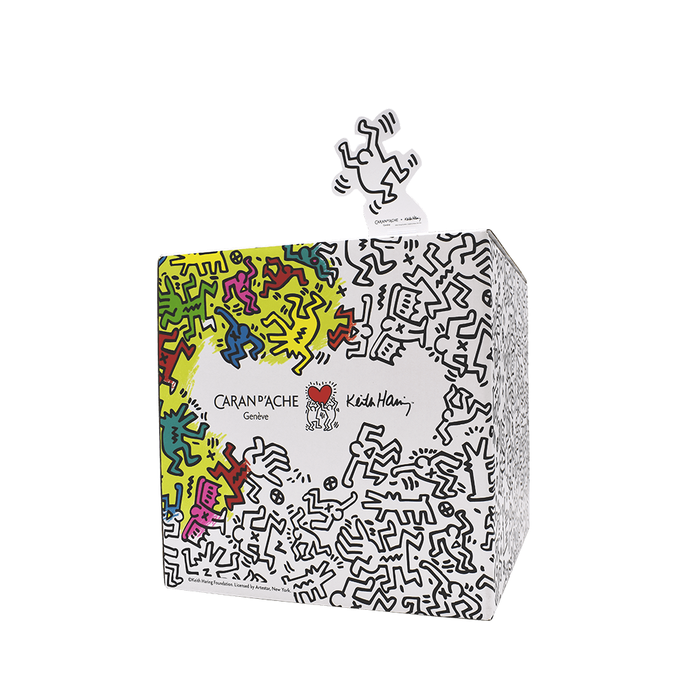 CΑRAN D'ACHE PODIUM ΓΙΑ ΒΙΤΡΙΝΑ ΚΥΒΟΣ ΧΑΡΤΙΝΟ 30x30x30cm KEITH HARING