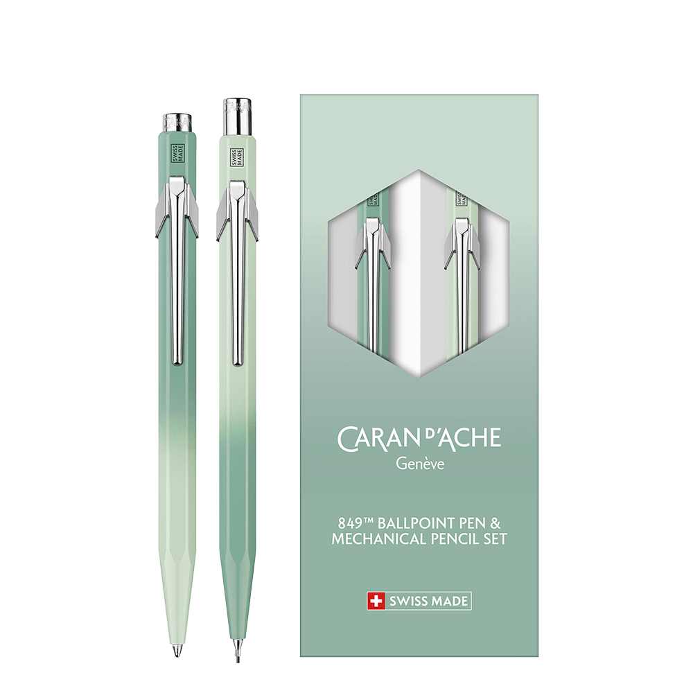 CΑRAN D'ACHE ΣΤΥΛΟ BALLPOINT 849 & ΜΟΛΥΒΙ ΜΗΧΑΝΙΚΟ 0.5mm ΣΕΤ 2 ΤΕΜΑΧΙΑ LTD 2025 MISTY