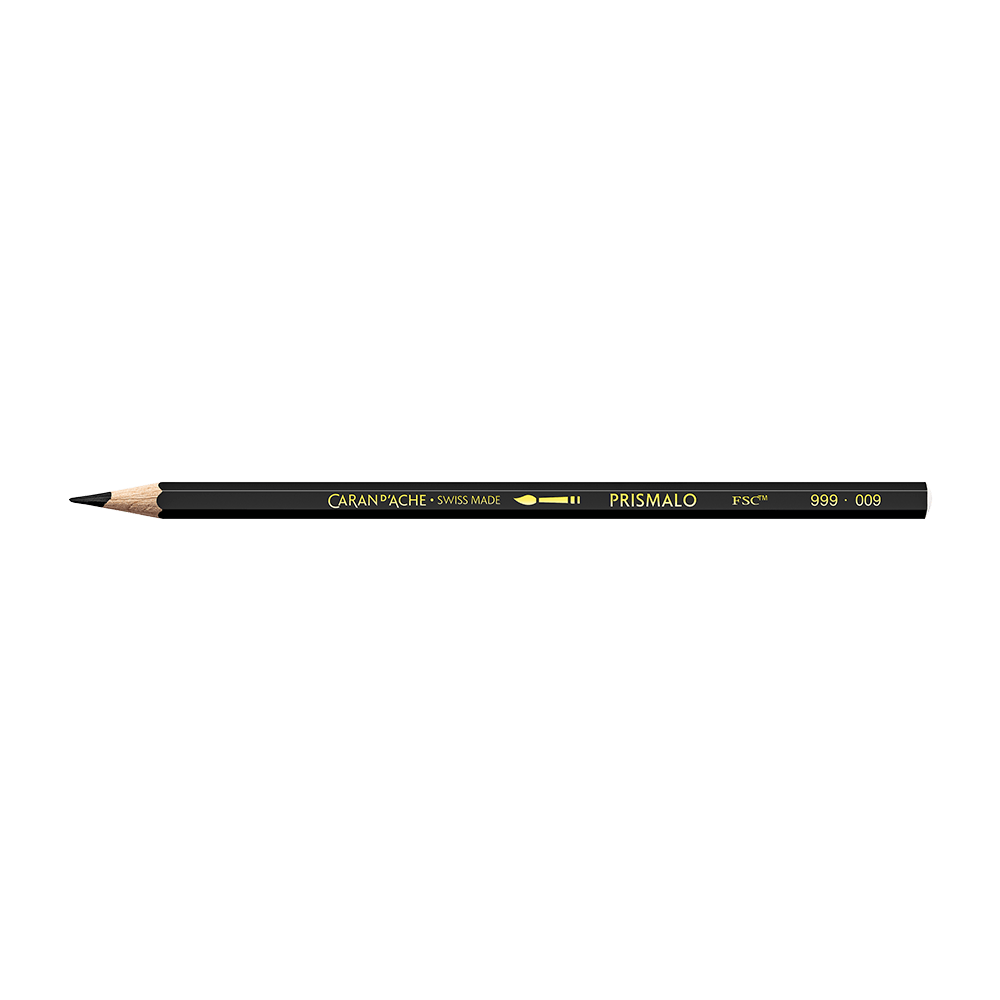 CARAN D' ACHE ΚΡΑΙΓΙΟΝ ΑΚΟΥΑΡΕΛΑΣ Φ2.95mm PRISMALO ΜΑΥΡΟ 12 ΤΕΜΑΧΙΑ (Το προιόν πωλείται σε μεμονωμένα τεμάχια του ενός)