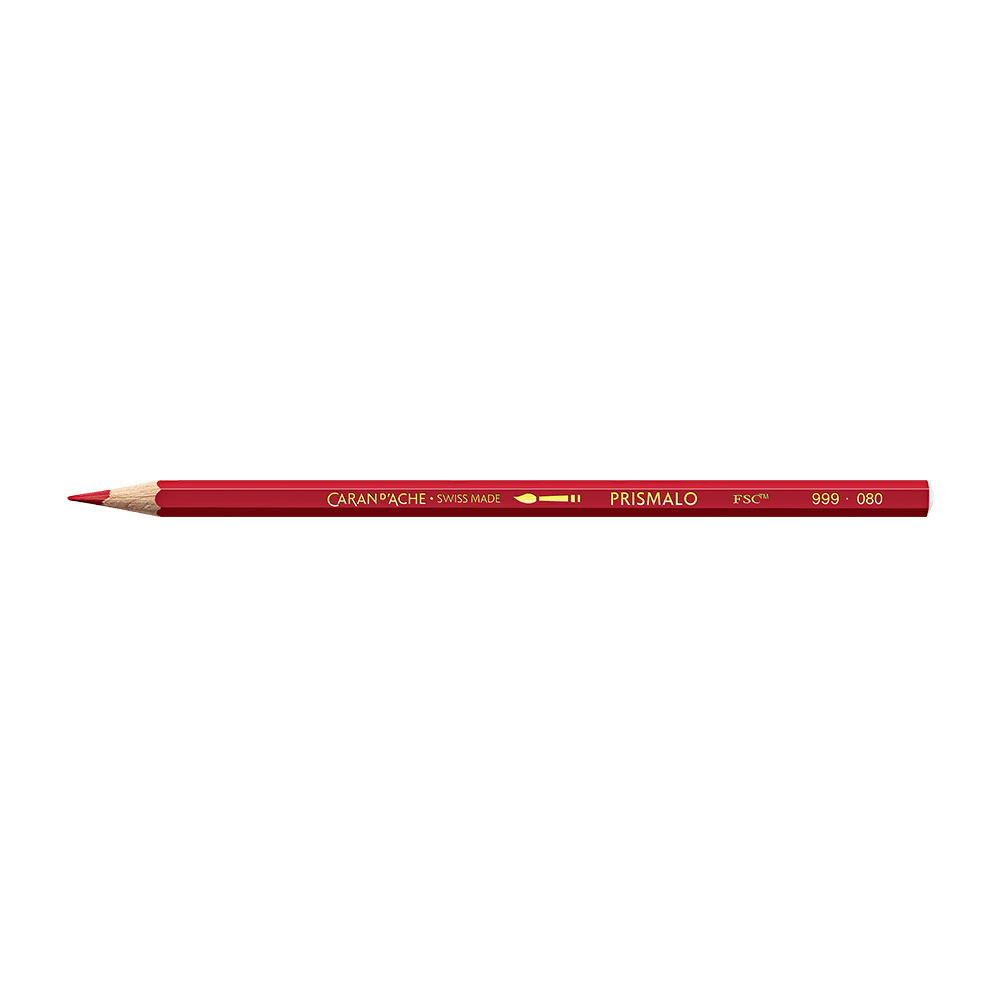 CARAN D'ACHE ΚΡΑΙΓΙΟΝ ΑΚΟΥΑΡΕΛΑΣ Φ2.95mm PRISMALO CARMINE 12 ΤΕΜΑΧΙΑ (Το προιόν πωλείται σε μεμονωμένα τεμάχια του ενός)