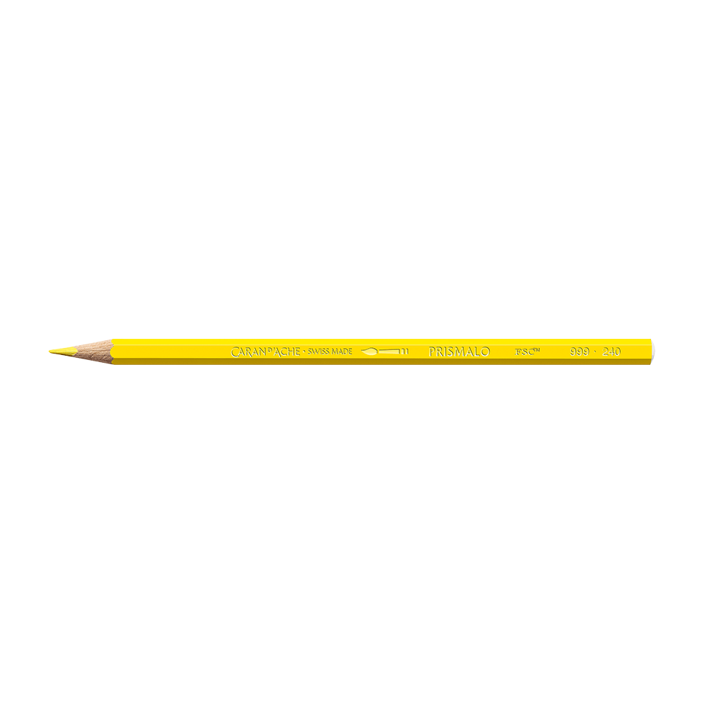 CARAN D' ACHE ΚΡΑΙΓΙΟΝ ΑΚΟΥΑΡΕΛΑΣ Φ2.95mm PRISMALO LEMON ΚΙΤΡΙΝΟ 12 ΤΕΜΑΧΙΑ (Το προιόν πωλείται σε μεμονωμένα τεμάχια του ενός)