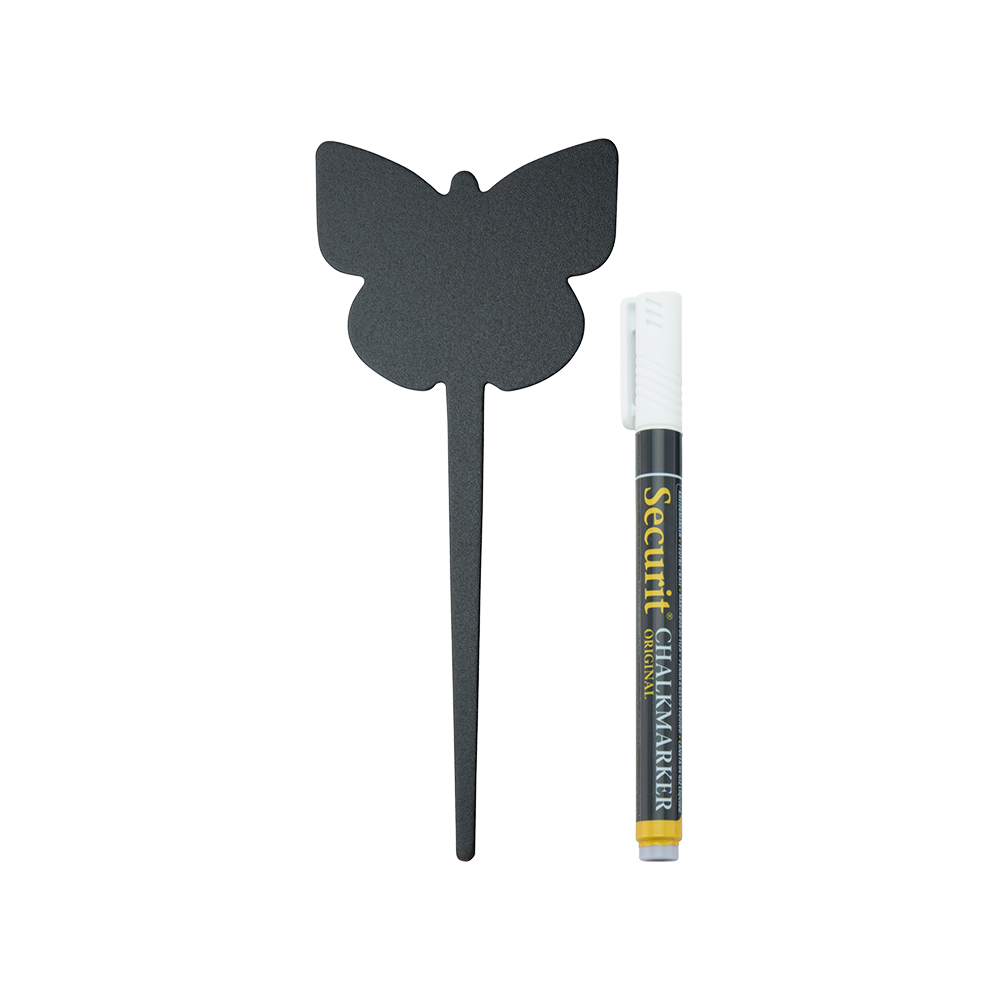 SECURIT ΜΑΥΡΟΠΙΝΑΚΑΣ ΥΓΡΗΣ ΚΙΜΩΛΙΑΣ ΠΕΤΑΛΟΥΔΑ & ΜΑΡΚΑΔΟΡΟΣ 18x7.5cm ΣΕ