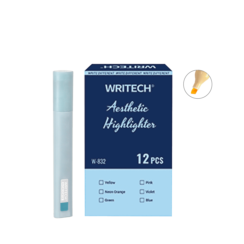 WRITECH ΜΑΡΚΑΔΟΡΟΣ ΥΠΟΓΡΑΜΜΙΣΗΣ ΠΛΑΚΕ 1-5.5mm AESTHETIC VINTAGE HALF BAKED 12 ΤΕΜΑΧΙΑ (Το προιόν πωλείται σε μεμονωμένα τεμάχια