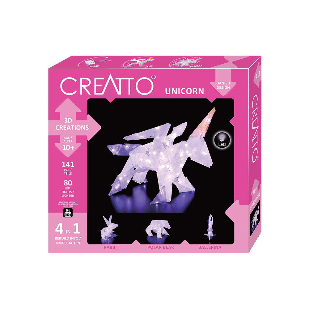 KOSMOS 3D ΚΑΤΑΣΚΕΥΗ ΜΕ LED 4 ΣΕ 1 ΜΟΝΟΚΕΡΟΣ CREATTO KOSMOS 3D ΚΑΤΑΣΚΕΥΗ ΜΕ LED 4 ΣΕ 1 ΜΟΝΟΚΕΡΟΣ CREATTO