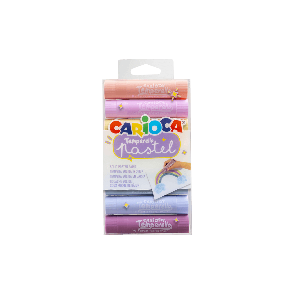 CARIOCA ΤΕΜΠΕΡΑ ΣΤΙΚ WASHABLE 8 ΧΡΩΜΑΤΑ ΠΑΣΤΕΛ 8 ΤΕΜΑΧΙΑ CARIOCA ΤΕΜΠΕΡΑ ΣΤΙΚ WASHABLE 8 ΧΡΩΜΑΤΑ ΠΑΣΤΕΛ 8 ΤΕΜΑΧΙΑ