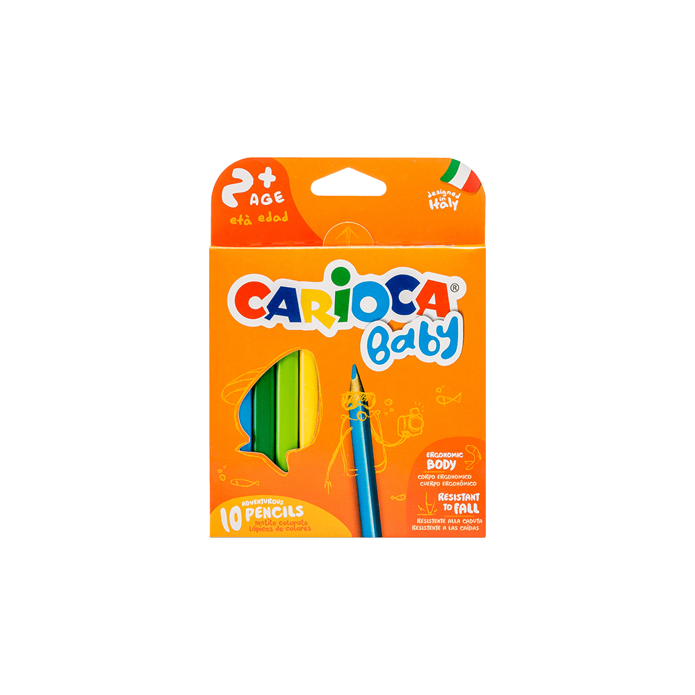 CARIOCA ΚΡΑΙΓΙΟΝ (ΞΥΛΟΜΠΟΓΙΕΣ) 10 ΧΡΩΜΑΤΑ BABY 2+ CARIOCA ΚΡΑΙΓΙΟΝ (ΞΥΛΟΜΠΟΓΙΕΣ) 10 ΧΡΩΜΑΤΑ BABY 2+