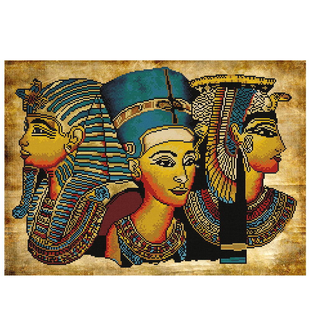 DIAMOND DOTZ ΚΑΤΑΣΚΕΥΗ ΨΗΦΙΔΩΤΟ ΚΑΜΒΑΣ BLISTER 66x47cm SIMPLY ΦΑΡΑΩ ΤΗΣ ΑΙΓΥΠΤΟΥ