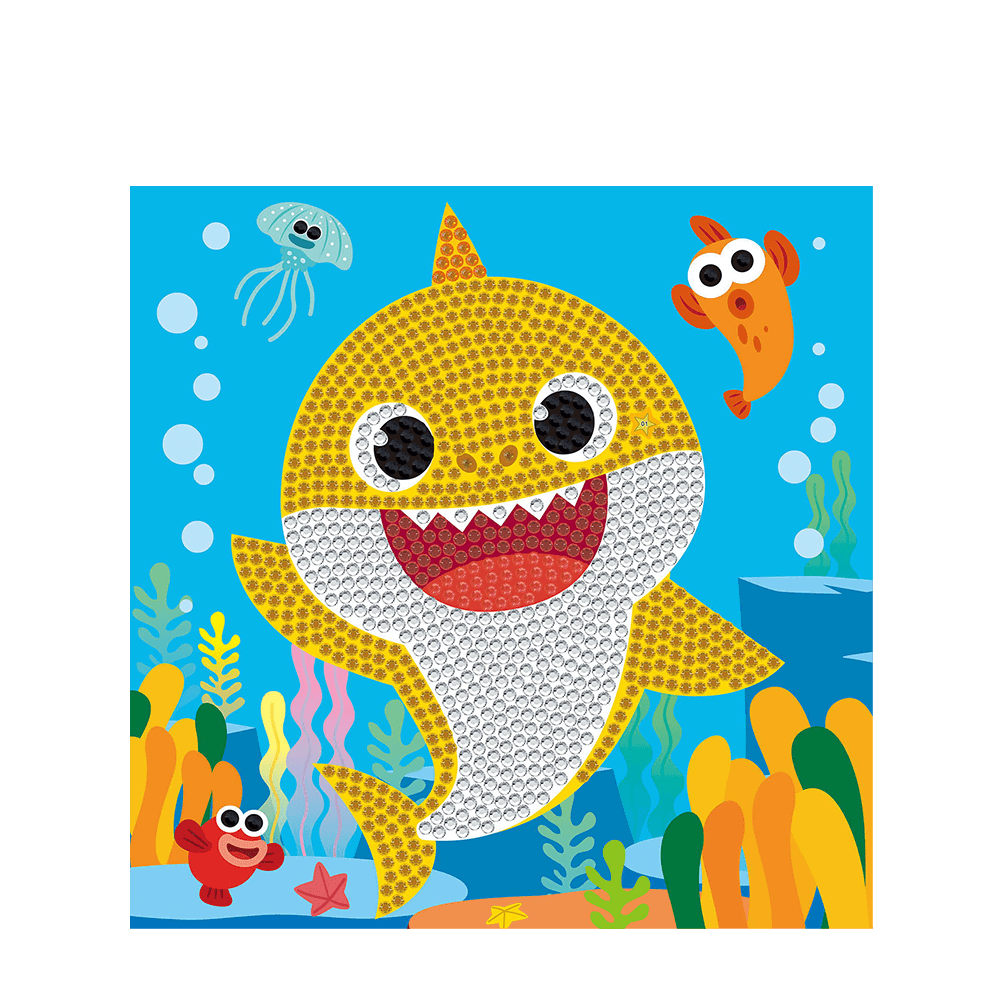 DIAMOMD DOTZ ΚΑΤΑΣΚΕΥΗ ΨΗΦΙΔΩΤΟ BOX 28x28cm BIG DOTZBOX BABY SHARK DIAMOMD DOTZ ΚΑΤΑΣΚΕΥΗ ΨΗΦΙΔΩΤΟ BOX 28x28cm BIG DOTZBOX BABY SHARK