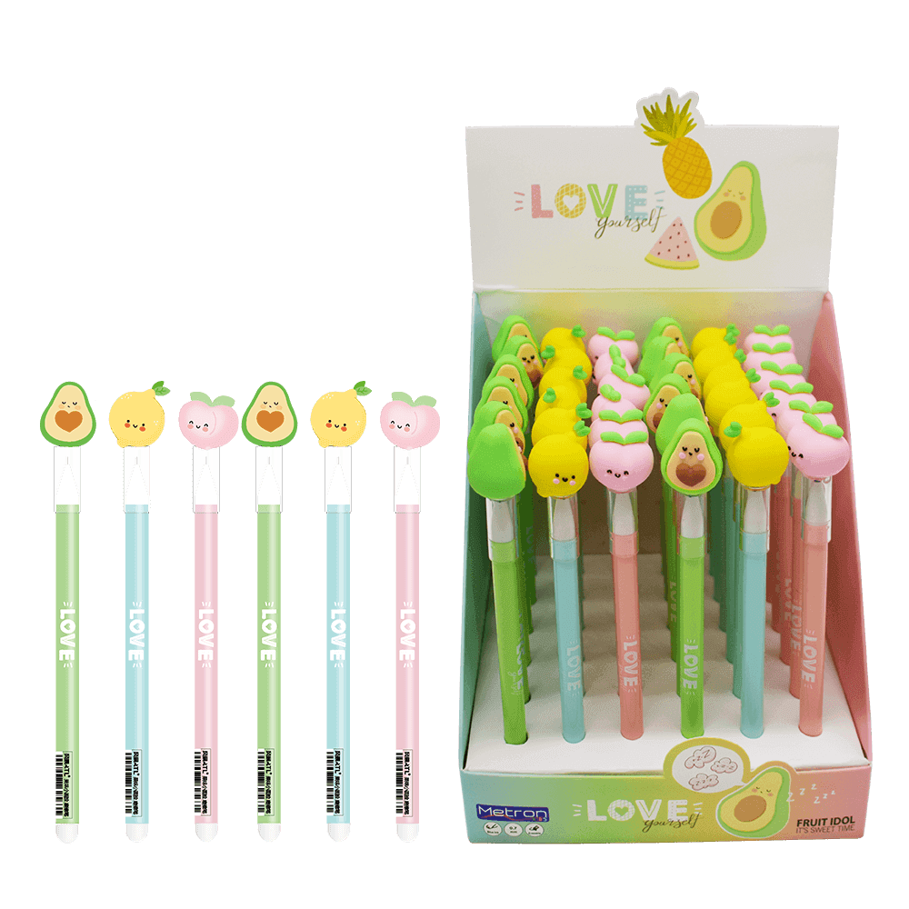 METRON KIDS ΒΙΤΡΙΝΑ ΓΕΜΑΤΗ ΣΤΥΛΟ GEL ΠΟΥ ΣΒΗΝΕΙ ΜΠΛΕ MΕΛΑΝΙ 0.5mm LOVE 36 ΤΕΜΑΧ (Το προιόν πωλείται σε μεμονωμένα τεμάχια του εν METRON KIDS ΒΙΤΡΙΝΑ ΓΕΜΑΤΗ ΣΤΥΛΟ GEL ΠΟΥ ΣΒΗΝΕΙ ΜΠΛΕ MΕΛΑΝΙ 0.5mm LOVE 36 ΤΕΜΑΧ (Το προιόν πωλείται σε μεμονωμένα τεμάχια του εν