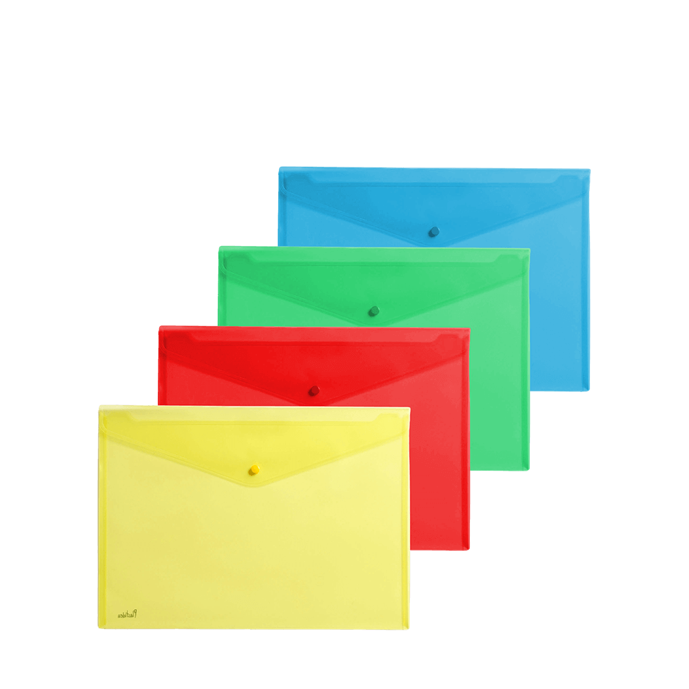 PLASTIDEA ΦΑΚΕΛΟΣ ΚΟΥΜΠΙ Α5 PP ΑΣΣΟΡΤΙ 5 ΤΕΜΑΧΙΑ (Το προιόν πωλείται σε μεμονωμένα τεμάχια του ενός)