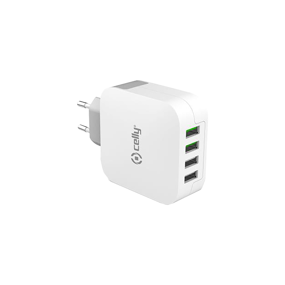 CELLY ΦΟΡΤΙΣΤΗΣ ΤΑΞΙΔΙΟΥ 4USB 4.8Α ΛΕΥΚΟΣ CELLY ΦΟΡΤΙΣΤΗΣ ΤΑΞΙΔΙΟΥ 4USB 4.8Α ΛΕΥΚΟΣ