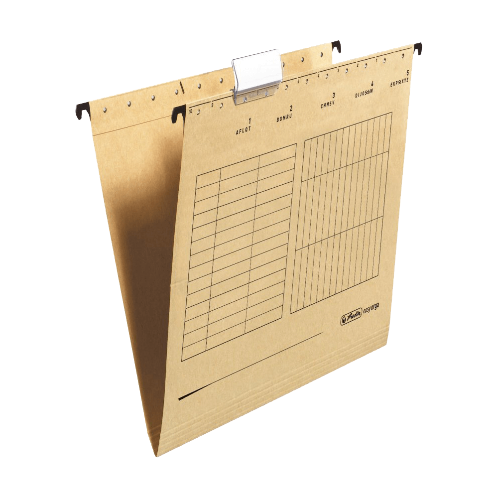 HERLITZ ΦΑΚΕΛΟΣ ΧΑΡΤΙΝΟΣ ΚΡΕΜΑΣΤΟΣ A4 ΚΑΦΕ 25 ΤΕΜΑΧΙΑ (Το προιόν πωλείται σε μεμονωμένα τεμάχια του ενός)