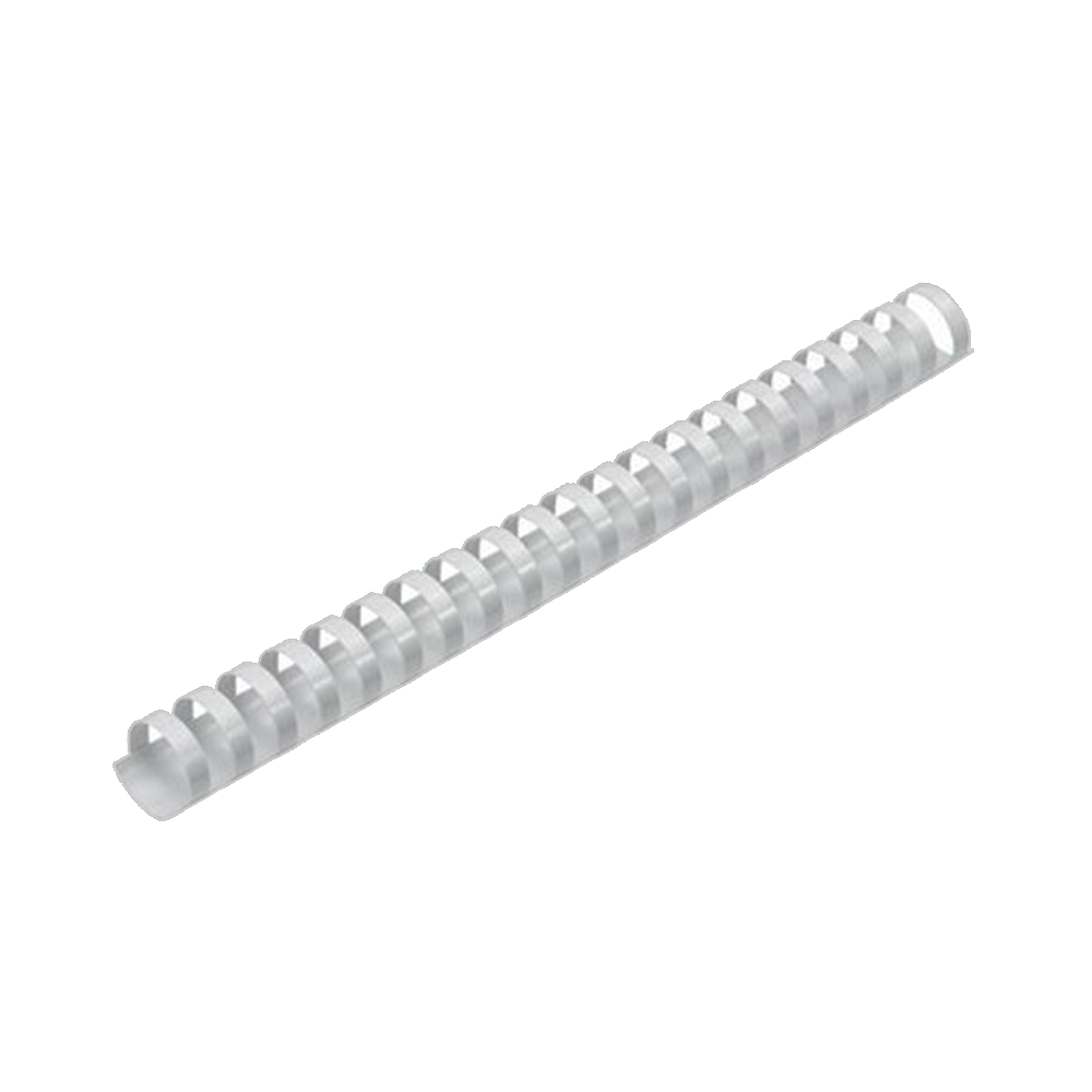 OPUS ΣΠΙΡΑΛ ΒΙΒΛΙΟΔΕΣΙΑΣ ΠΛΑΣΤΙΚΟ 12mm ΛΕΥΚΟ 100 ΤΕΜΑΧΙΑ (Το προιόν πωλείται σε μεμονωμένα τεμάχια του ενός)