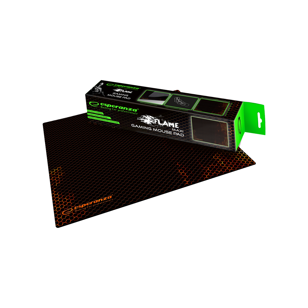 ESPERANZA GAMING MOUSE PAD MAXI FLAME ΜΑΥΡΟ ESPERANZA GAMING MOUSE PAD MAXI FLAME ΜΑΥΡΟ