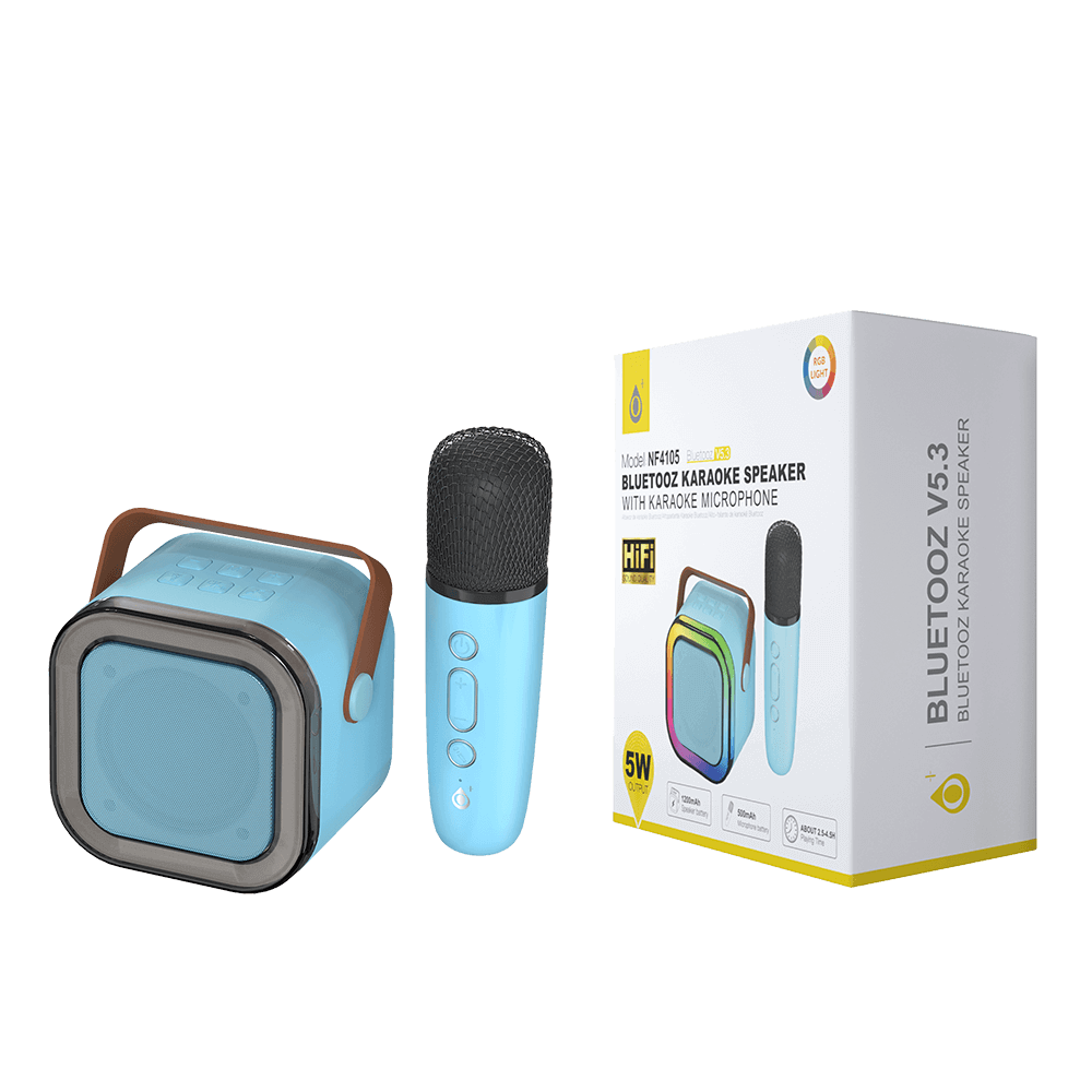 MTK ΗΧΕΙΟ ΑΣΥΡΜΑΤΟ BLUETOOTH ΜΕ ΜΙΚΡΟΦΩΝΟ KARAOKE 5W/1200mAh ΜΠΛΕ MTK ΗΧΕΙΟ ΑΣΥΡΜΑΤΟ BLUETOOTH ΜΕ ΜΙΚΡΟΦΩΝΟ KARAOKE 5W/1200mAh ΜΠΛΕ