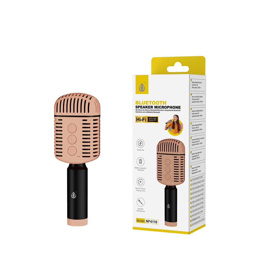 MTK ΜΙΚΡΟΦΩΝΟ ΑΣΥΡΜΑΤΟ BLUETOOTH HIFI ΠΑΙΔΙΚΟ 5W/1200mAh ΡΟΖ MTK ΜΙΚΡΟΦΩΝΟ ΑΣΥΡΜΑΤΟ BLUETOOTH HIFI ΠΑΙΔΙΚΟ 5W/1200mAh ΡΟΖ