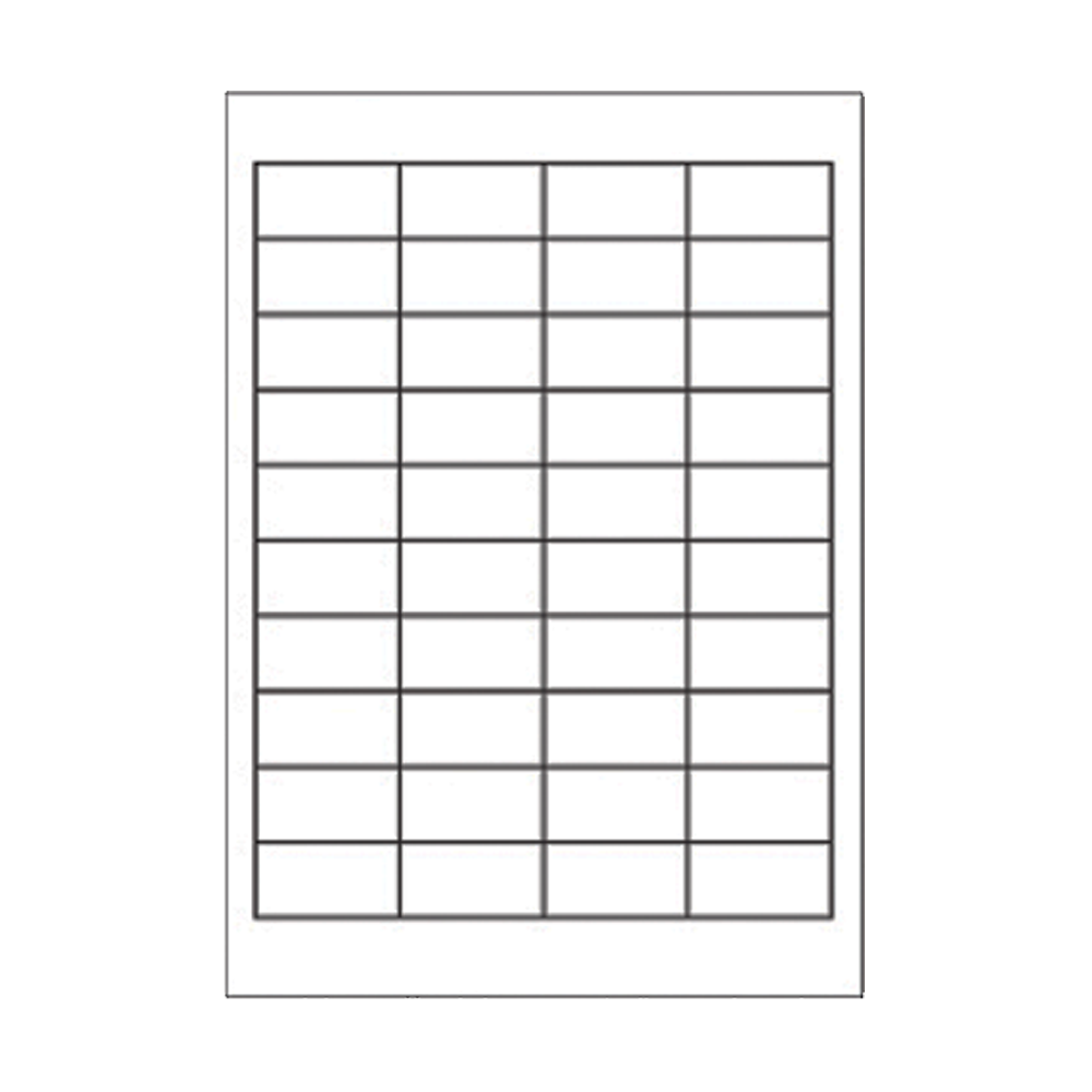 SOREX ΕΤΙΚΕΤΕΣ ΑΥΤΟΚΟΛΛΗΤΕΣ ΓΙΑ ΕΚΤΥΠΩΤΗ A4 4x10 48.5x25.4mm 100 ΦΥΛΛΑ