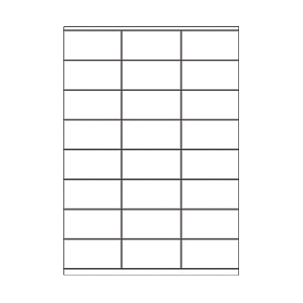 SOREX ΕΤΙΚΕΤΕΣ ΑΥΤΟΚΟΛΛΗΤΕΣ ΓΙΑ ΕΚΤΥΠΩΤΗ A4 3x8 70x35mm 100 ΦΥΛΛΑ