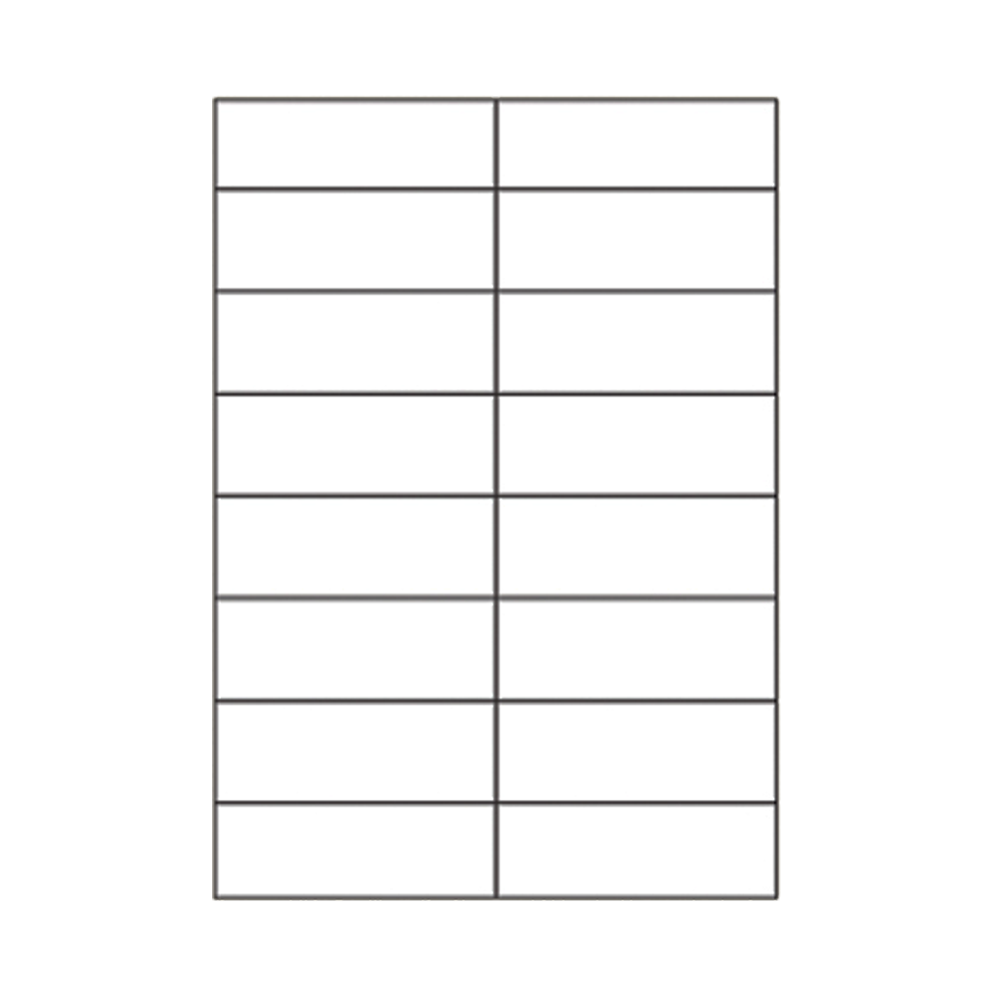 SOREX ΕΤΙΚΕΤΕΣ ΑΥΤΟΚΟΛΛΗΤΕΣ ΓΙΑ ΕΚΤΥΠΩΤΗ A4 2x8 105x37mm  100 ΦΥΛΛΑ SOREX ΕΤΙΚΕΤΕΣ ΑΥΤΟΚΟΛΛΗΤΕΣ ΓΙΑ ΕΚΤΥΠΩΤΗ A4 2x8 105x37mm  100 ΦΥΛΛΑ