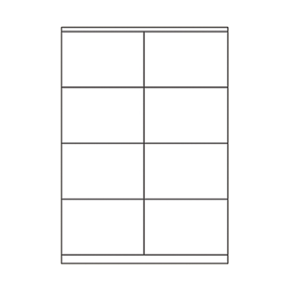 SOREX ΕΤΙΚΕΤΕΣ ΑΥΤΟΚΟΛΛΗΤΕΣ ΓΙΑ ΕΚΤΥΠΩΤΗ A4 2x4 105x70mm 100 ΦΥΛΛΑ