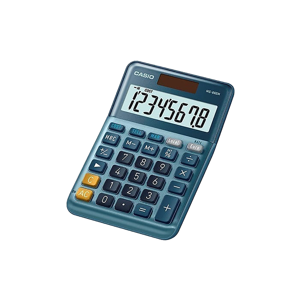 CASIO ΑΡΙΘΜΟΜΗΧΑΝΗ 8 ΨΗΦΙΩΝ 14.5x10.3cm MS-88EM CASIO ΑΡΙΘΜΟΜΗΧΑΝΗ 8 ΨΗΦΙΩΝ 14.5x10.3cm MS-88EM