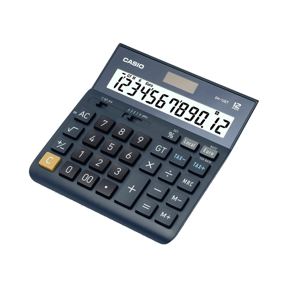 CASIO ΑΡΙΘΜΟΜΗΧΑΝΗ 12 ΨΗΦΙΩΝ 15.9x15.1cm DH-12ET CASIO ΑΡΙΘΜΟΜΗΧΑΝΗ 12 ΨΗΦΙΩΝ 15.9x15.1cm DH-12ET