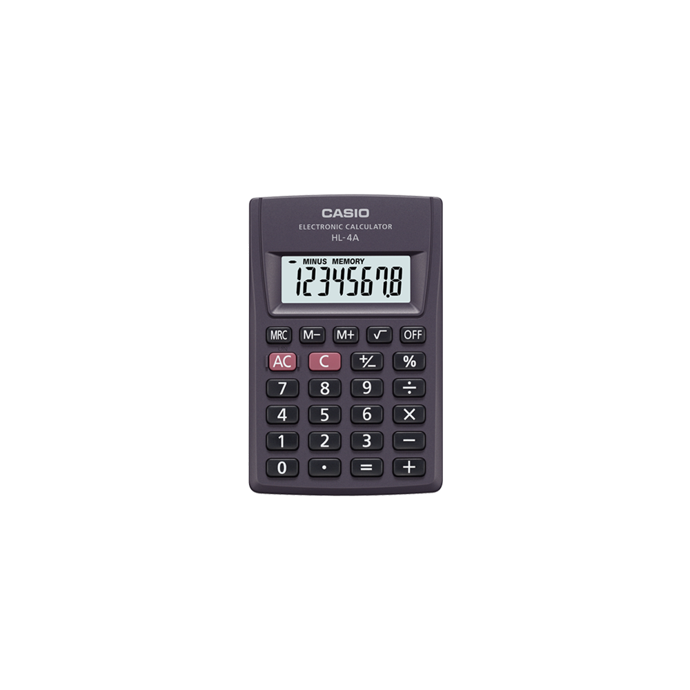 CASIO ΑΡΙΘΜΟΜΗΧΑΝΗ 8 ΨΗΦΙΩΝ 8.7x5.6cm HL-4 CASIO ΑΡΙΘΜΟΜΗΧΑΝΗ 8 ΨΗΦΙΩΝ 8.7x5.6cm HL-4