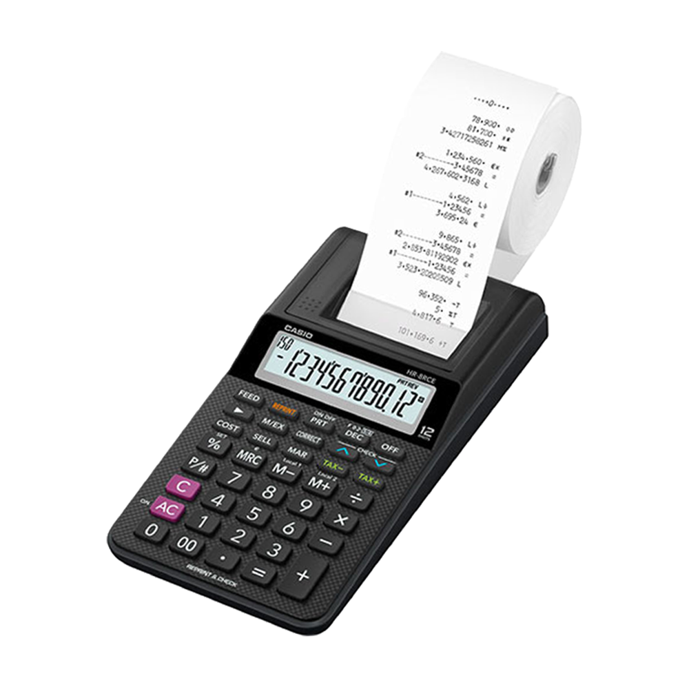 CASIO ΑΡΙΘΜΟΜΗΧΑΝΗ ΤΑΙΝΙΑΣ 12 ΨΗΦΙΩΝ 23.9x10.2cm HR-8RCE CASIO ΑΡΙΘΜΟΜΗΧΑΝΗ ΤΑΙΝΙΑΣ 12 ΨΗΦΙΩΝ 23.9x10.2cm HR-8RCE
