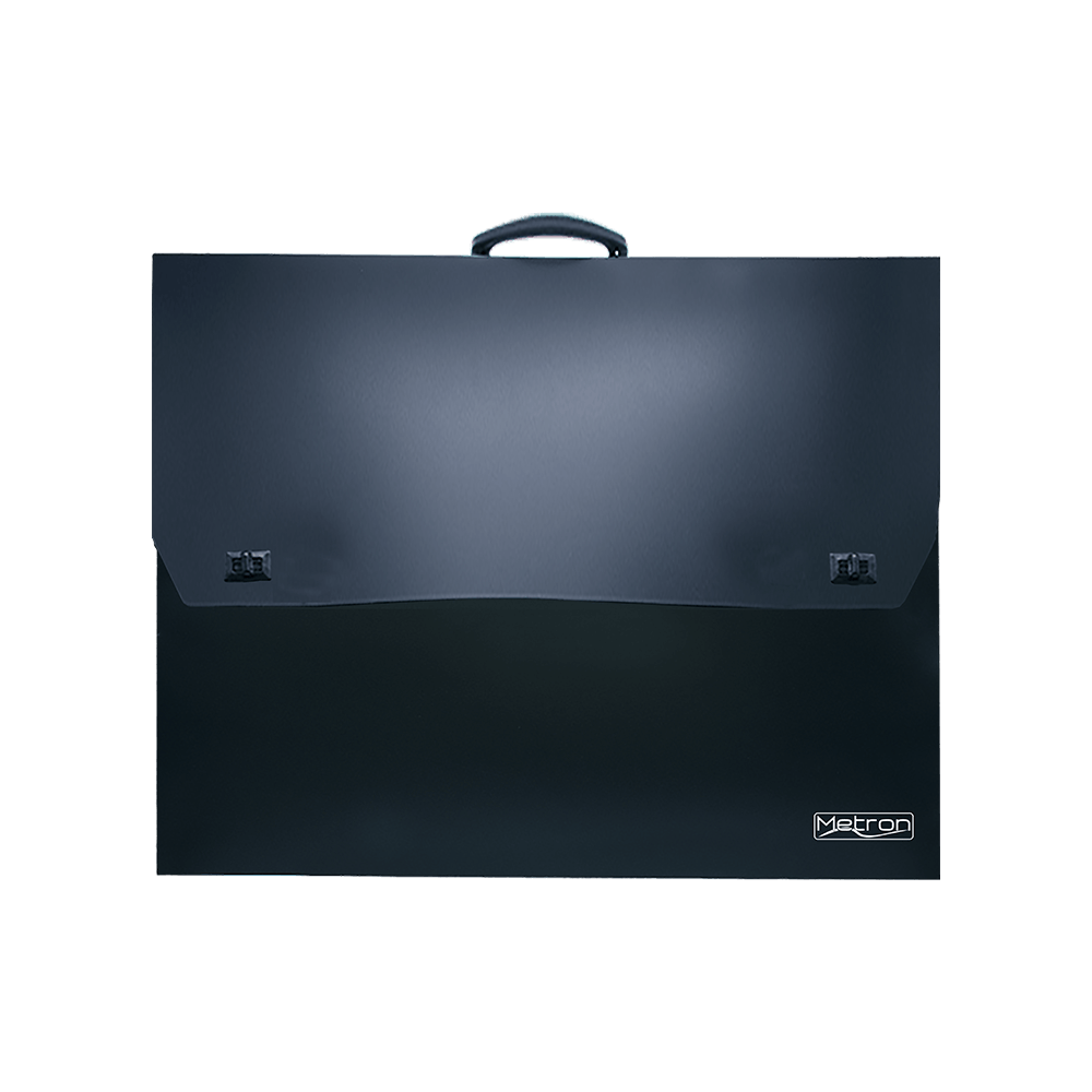 METRON ΤΣΑΝΤΑ ΣΧΕΔΙΟΥ 40x53x5cm ΜΑΥΡΗ
