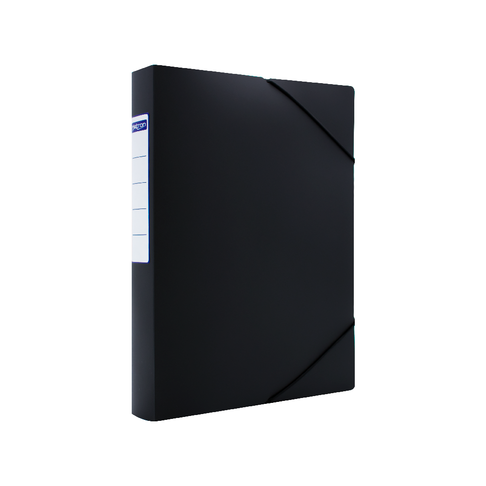 METRON ΚΟΥΤΙ ΛΑΣΤΙΧΟ 25x35x5cm MAT ΜΑΥΡΟ