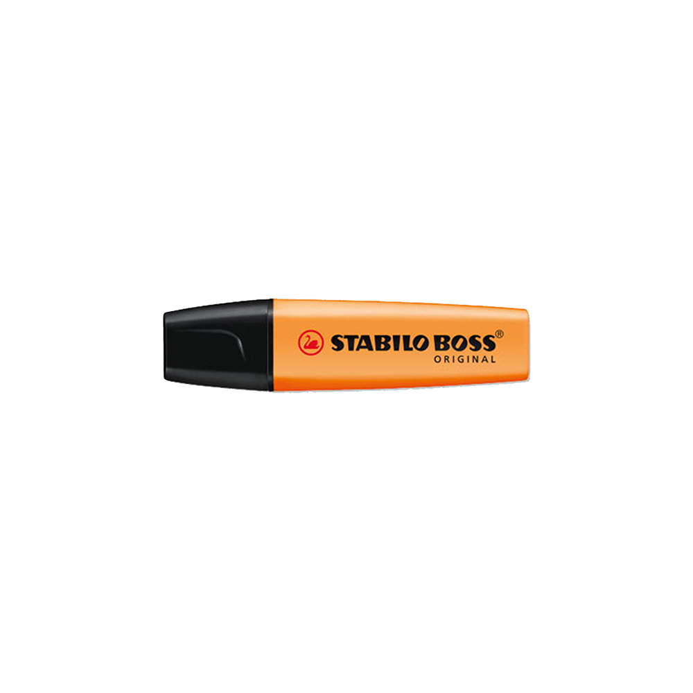 STABILO ΜΑΡΚΑΔΟΡΟΣ ΥΠΟΓΡΑΜΜΙΣΗΣ BOSS ΠΟΡΤΟΚΑΛΙ  (Το προιόν πωλείται σε μεμονωμένα τεμάχια του ενός)