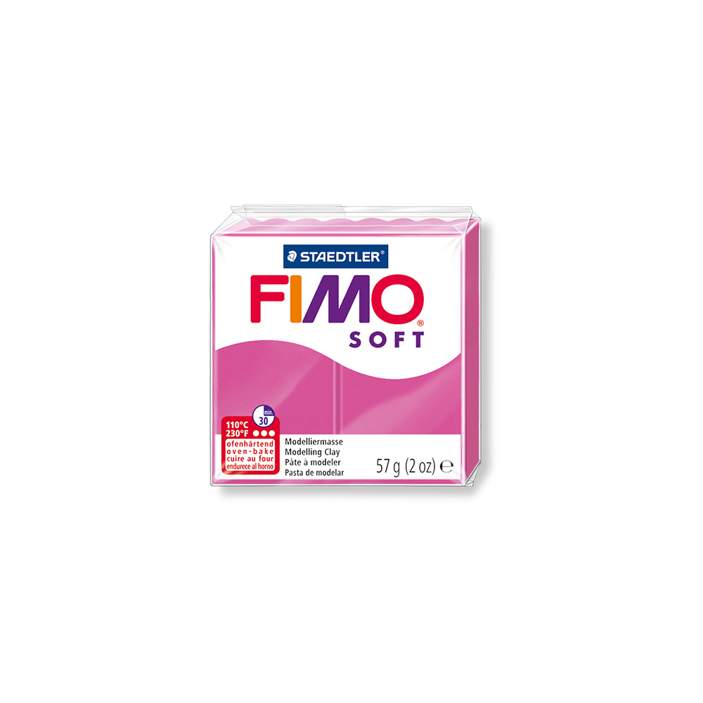 STAEDTLER ΠΗΛΟΣ 6x57gr FIMO SOFT RASPBERRY