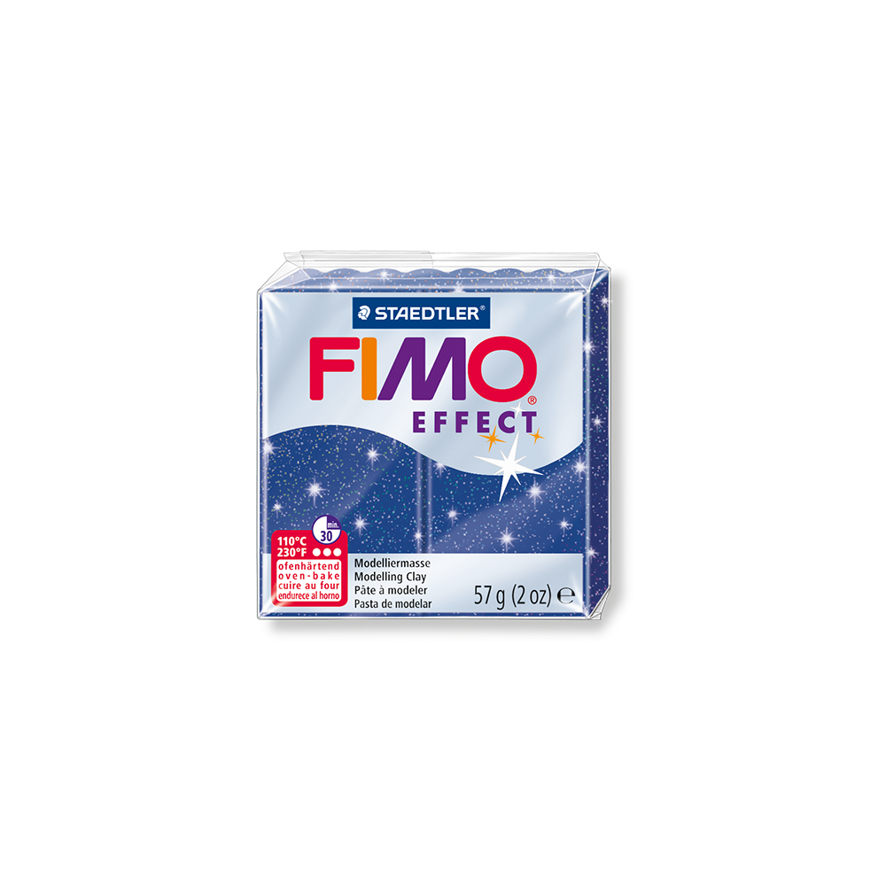 STAEDTLER ΠΗΛΟΣ 6x57gr FIMO EFFECT GLITTER BLUE
