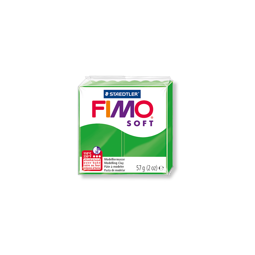 STAEDTLER ΠΗΛΟΣ 6 x 57gr FIMO SOFT ΠΡΑΣΙΝΟ