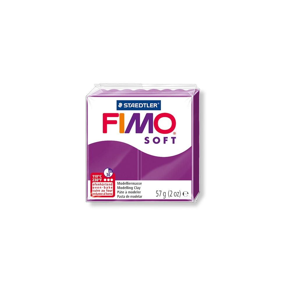 STAEDTLER ΠΗΛΟΣ 6 x 57gr FIMO SOFT PURPLE