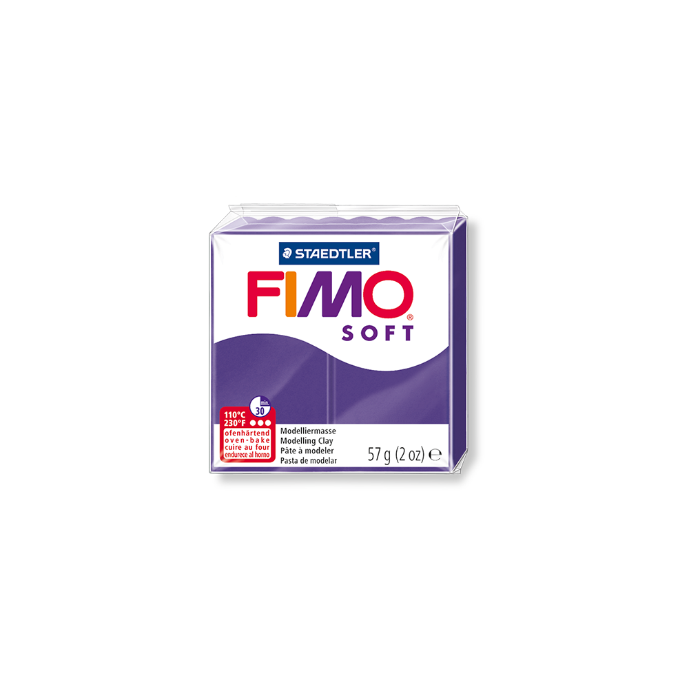 STAEDTLER ΠΗΛΟΣ 6x57gr FIMO SOFT PLUM
