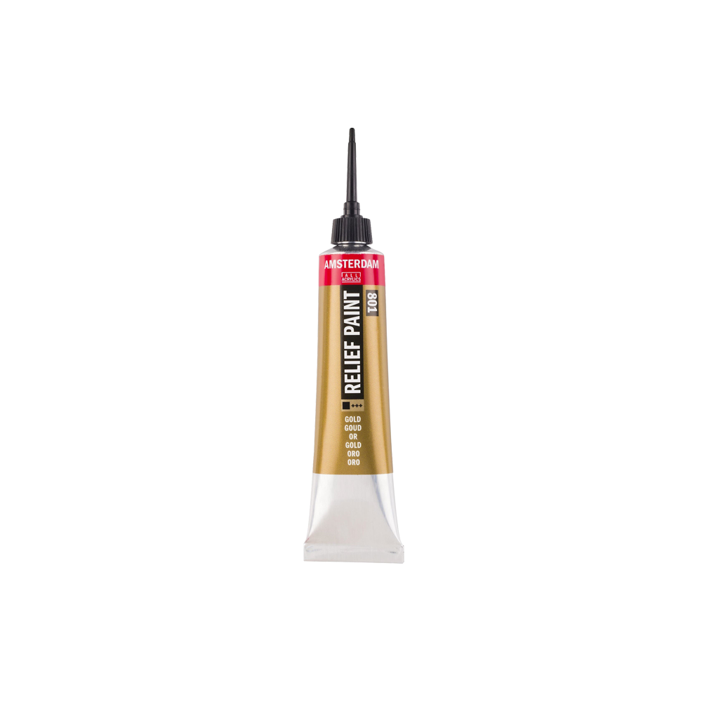 ROYAL TALENS ΠΕΡΙΓΡΑΜΜΑ ΓΥΑΛΙΟΥ 20ml AMSTERDAM DECO RELIEF GOLD 4 ΤΕΜΑΧΙΑ (Το προιόν πωλείται σε μεμονωμένα τεμάχια του ενός)