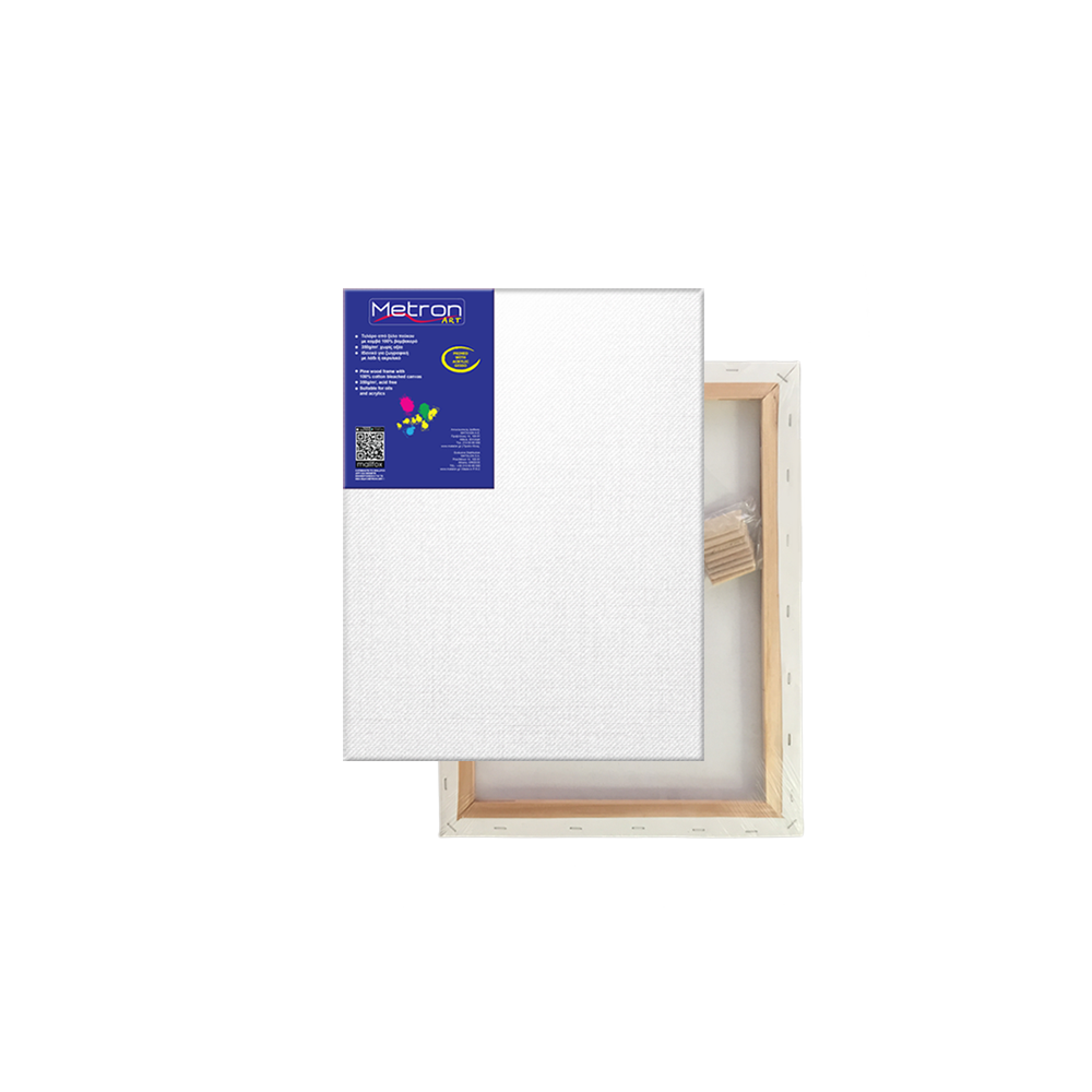 METRON ART ΤΕΛΑΡΟ ΜΟΥΣΑΜΑΣ ΒΑΜΒΑΚΕΡΟ ΑΠΛΟ 18x24cm