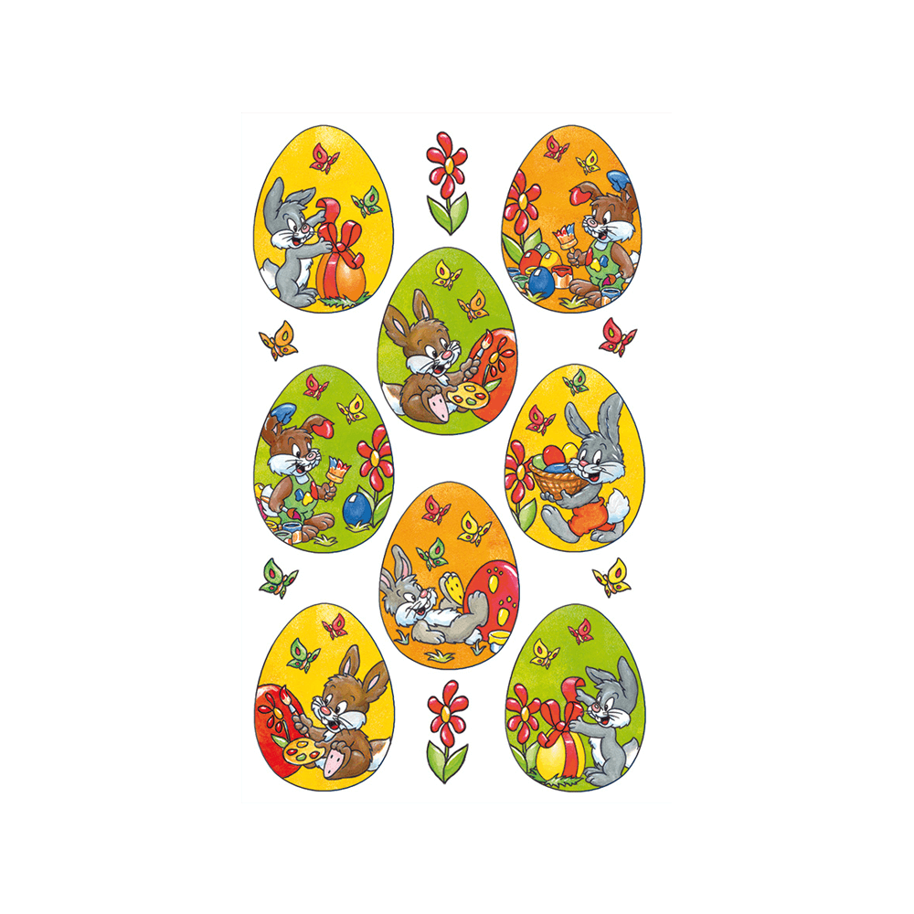 BSB ΑΥΤΟΚΟΛΛΗΤΑ ΠΑΣΧΑΛΙΝΑ 7.8x12.5cm ΑΥΓΟΥΛΑΚΙΑ