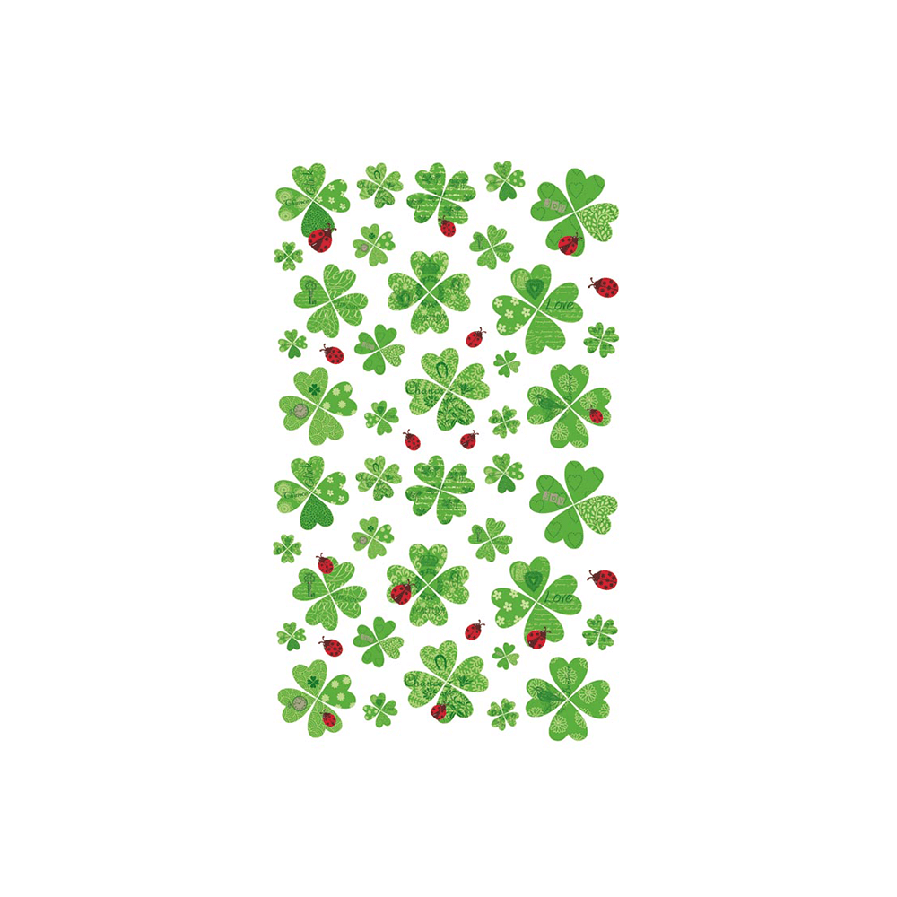 BSB ΑΥΤΟΚΟΛΛΗΤΑ BLISTER 3 ΦΥΛΛΑ 7.8x12.5cm DECO ΤΡΙΦΥΛΛΙΑ