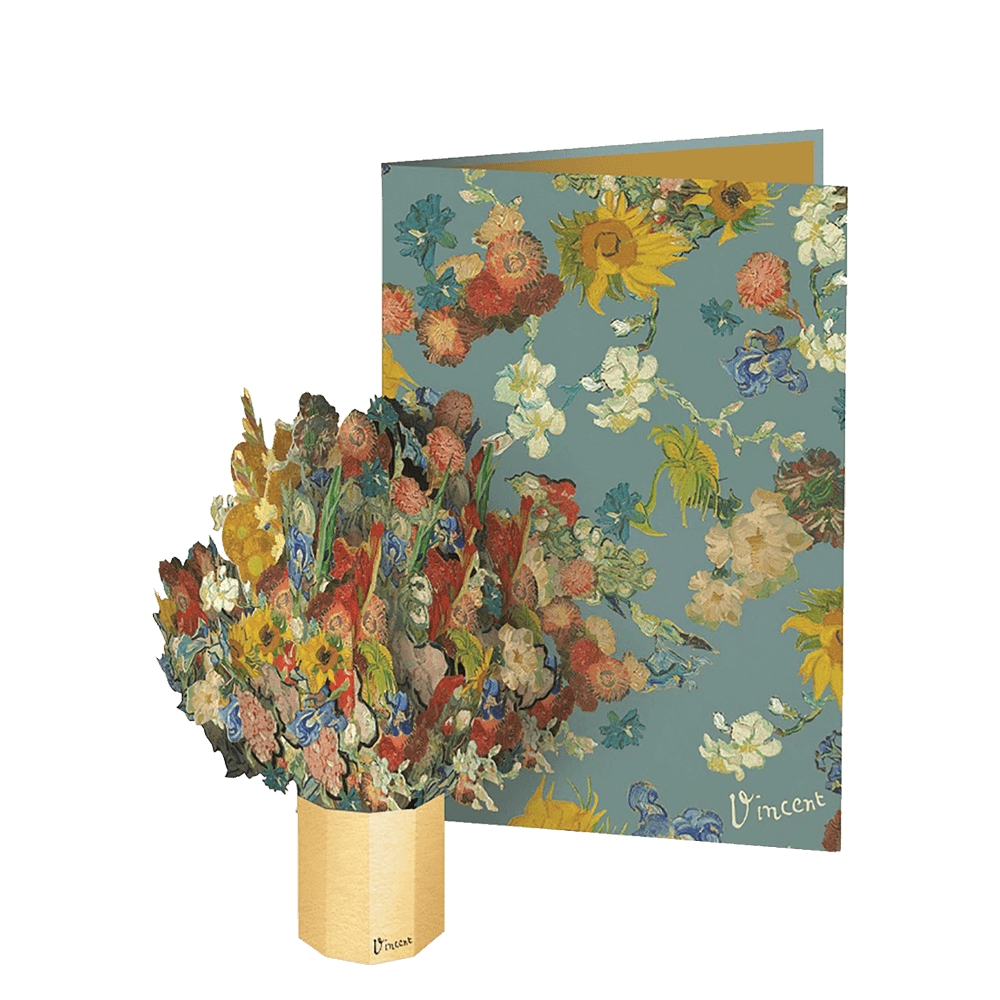 ORIGAMO ΚΑΡΤΑ ΕΥΧΕΤΗΡΙΑ ΑΝΑΔΥΟΜΕΝΗ 50η ΕΠΕΤΕΙΟΣ VAN GOGH 19.5x14.2cm MINI FLORA ORIGAMO ΚΑΡΤΑ ΕΥΧΕΤΗΡΙΑ ΑΝΑΔΥΟΜΕΝΗ 50η ΕΠΕΤΕΙΟΣ VAN GOGH 19.5x14.2cm MINI FLORA