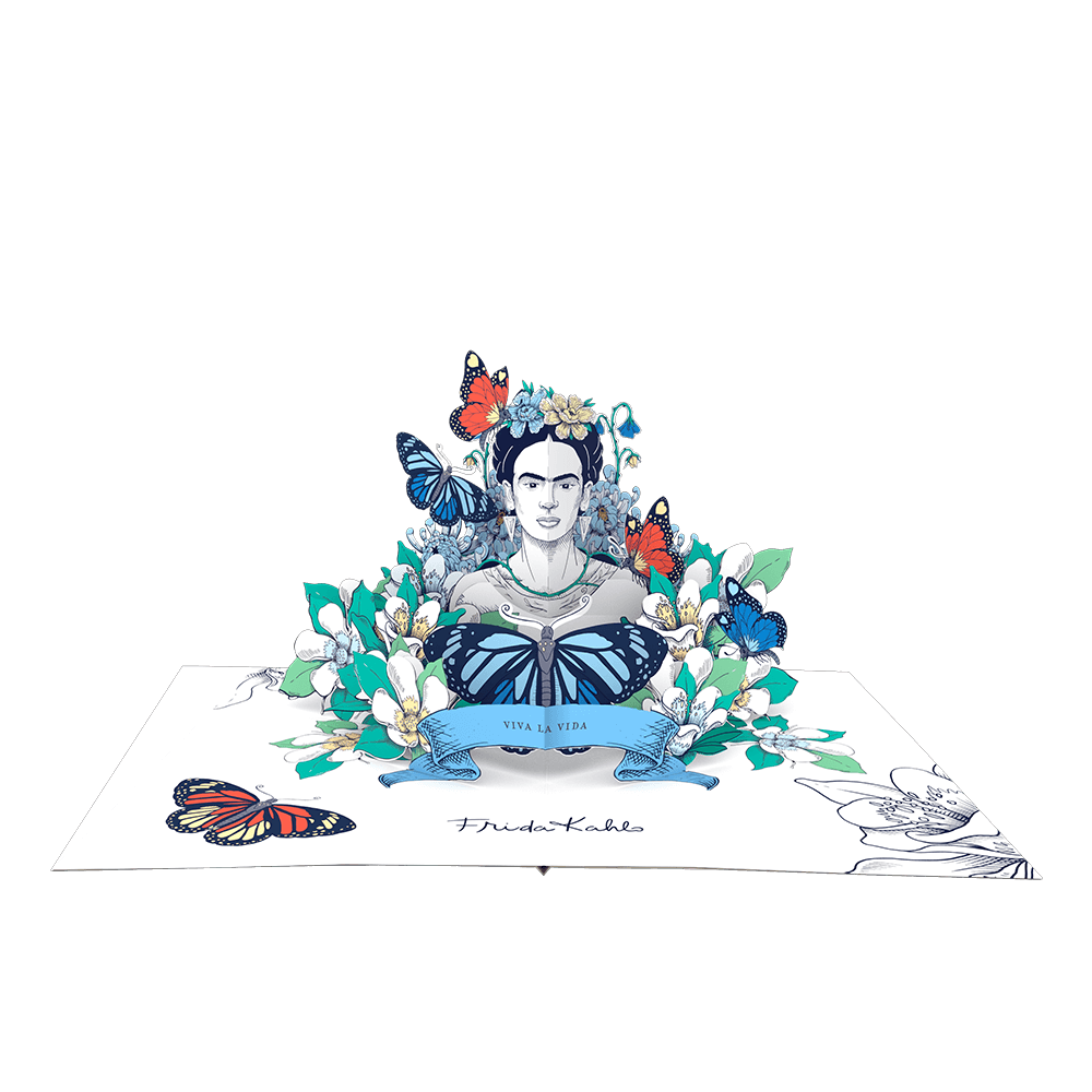 ORIGAMO ΚΑΡΤΑ ΕΥΧΕΤΗΡΙΑ ΑΝΑΔΥΟΜΕΝΗ ΠΕΤΑΛΟΥΔΕΣ FRIDA KAHLO 18.5x14cm KIRIGAMI ORIGAMO ΚΑΡΤΑ ΕΥΧΕΤΗΡΙΑ ΑΝΑΔΥΟΜΕΝΗ ΠΕΤΑΛΟΥΔΕΣ FRIDA KAHLO 18.5x14cm KIRIGAMI