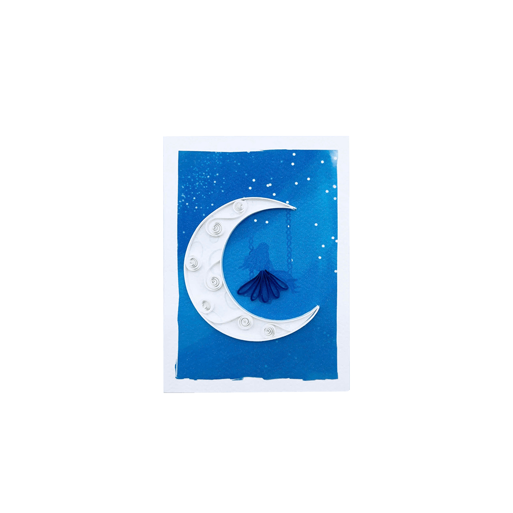 ORIGAMO ΚΑΡΤΑ ΕΥΧΕΤΗΡΙΑ MINI QUILLING ΟΝΕΙΡΑ 10x7.8cm FILIGRANA