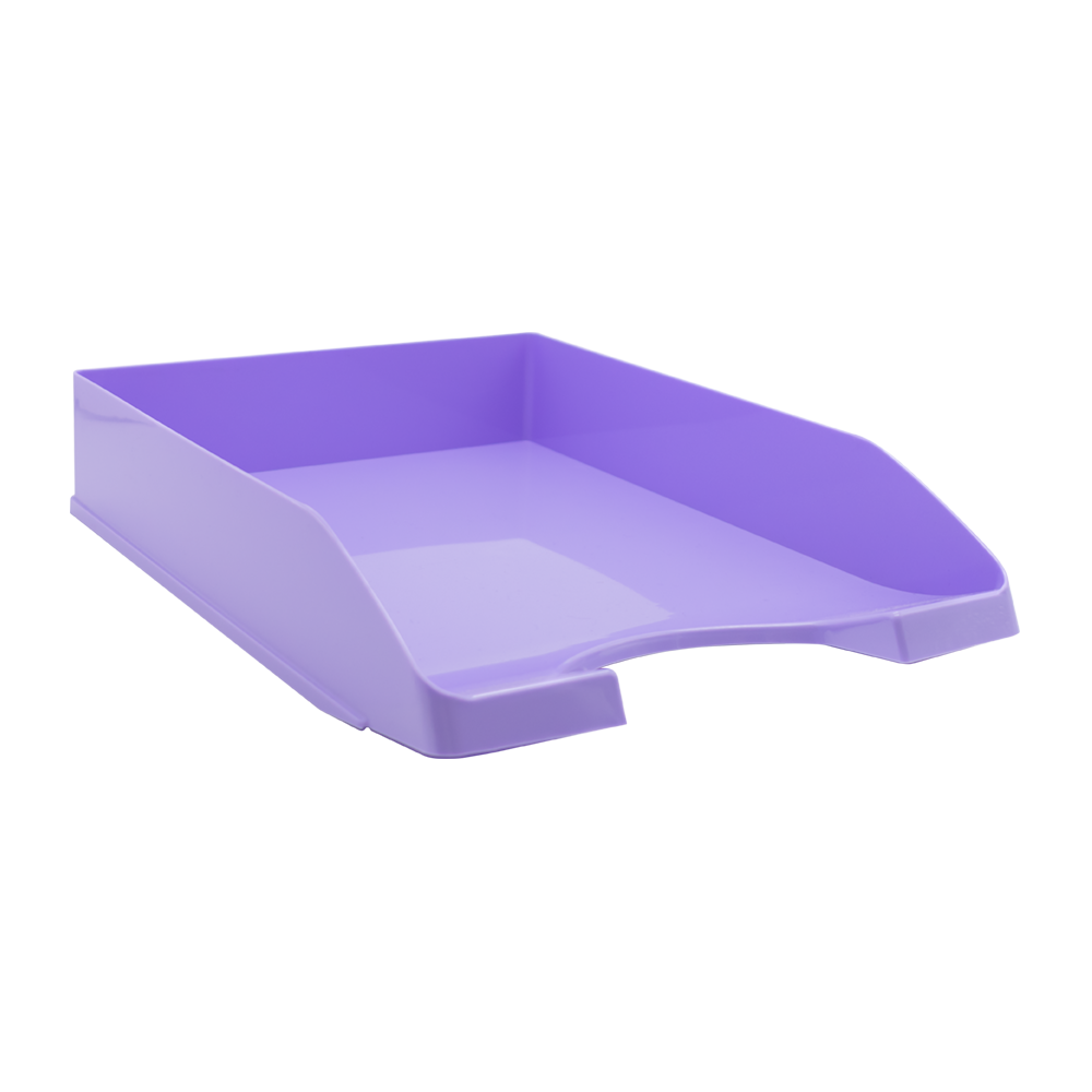 METRON ΔΙΣΚΟΣ ΓΡΑΦΕΙΟΥ ΠΛΑΣΤΙΚΟΣ 26x35x6.5cm ΠΑΣΤΕΛ ΛΙΛΑ