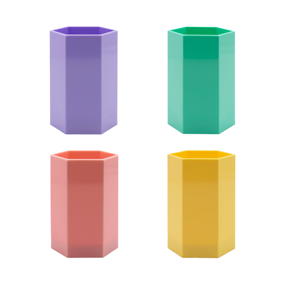 METRON ΜΟΛΥΒΟΘΗΚΗ ΠΛΑΣΤΙΚΗ ΠΟΛΥΓΩΝΗ ΠΑΣΤΕΛ ΑΣΣΟΡΤΙ