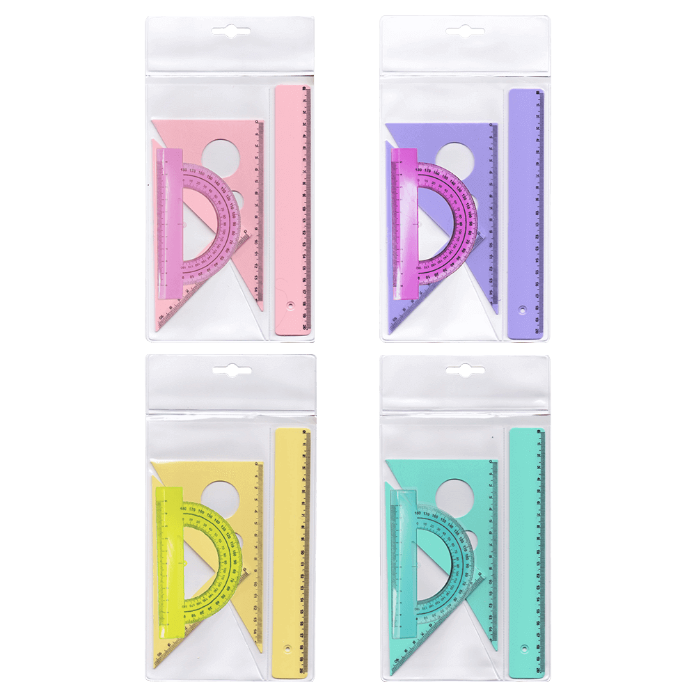 METRON ΣΕΤ ΓΕΩΜΕΤΡΙΑΣ ΜΕ ΠΛΑΣΤΙΚΗ ΘΗΚΗ 20cm PASTEL COLLECTION ΑΣΣΟΡΤΙ 20 ΤΕΜΑΧΙ? (Το προιόν πωλείται σε μεμονωμένα τεμάχια του ε METRON ΣΕΤ ΓΕΩΜΕΤΡΙΑΣ ΜΕ ΠΛΑΣΤΙΚΗ ΘΗΚΗ 20cm PASTEL COLLECTION ΑΣΣΟΡΤΙ 20 ΤΕΜΑΧΙ? (Το προιόν πωλείται σε μεμονωμένα τεμάχια του ε