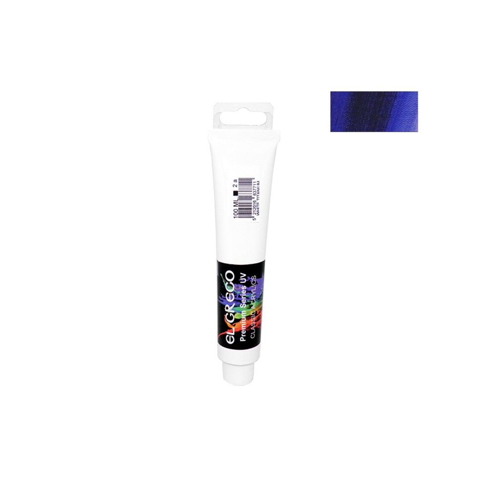 EL GRECO ΧΡΩΜΑ ΑΚΡΥΛΙΚΟ 100ml BLUE ULTRAMARINE 6 ΤΕΜΑΧΙΑ (Το προιόν πωλείται σε μεμονωμένα τεμάχια του ενός)