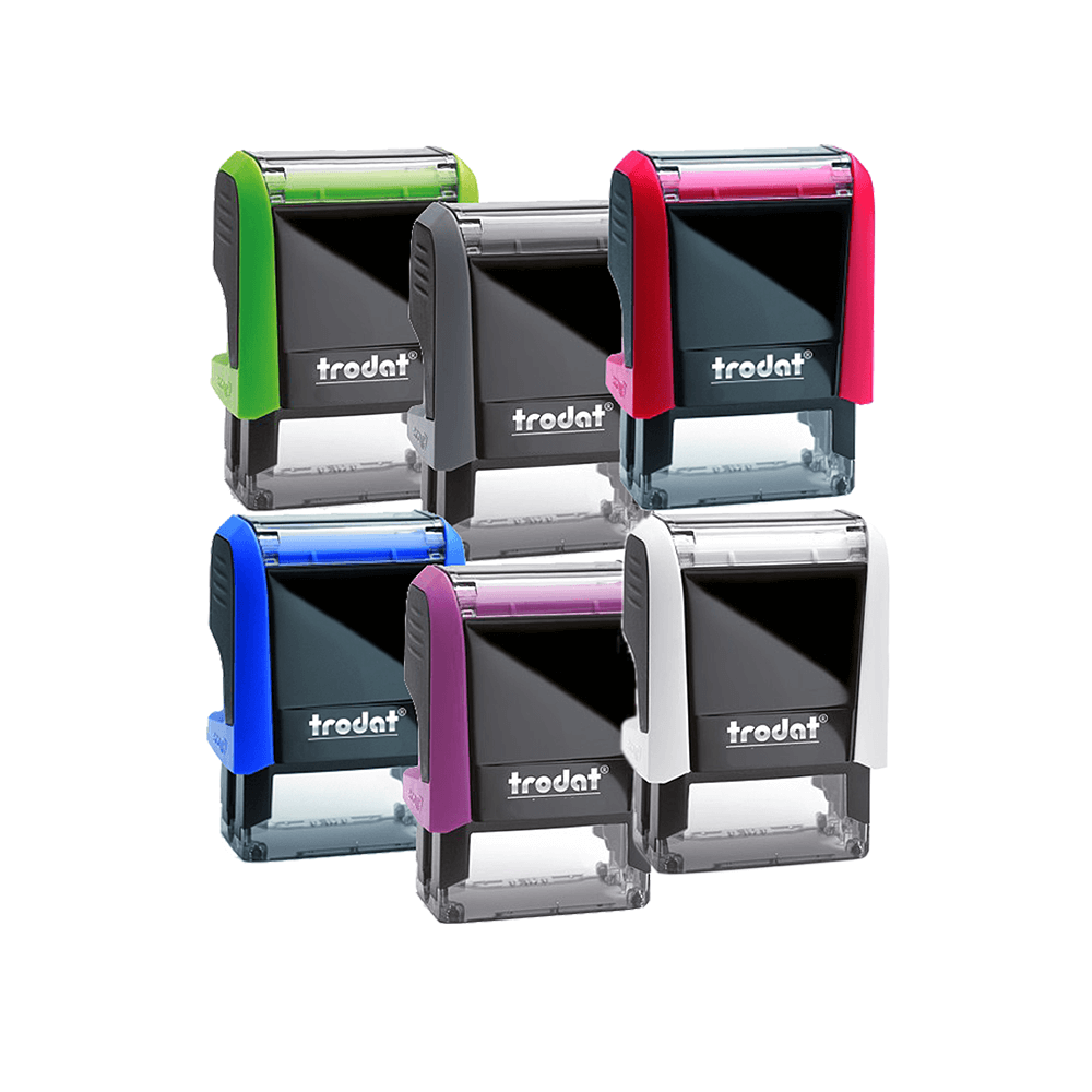 TRODAT ΣΦΡΑΓΙΔΑ ΜΑΥΡΟ ΜΕΛΑΝΙ 47x18mm PRINTY 4912 ΑΣΣΟΡΤΙ