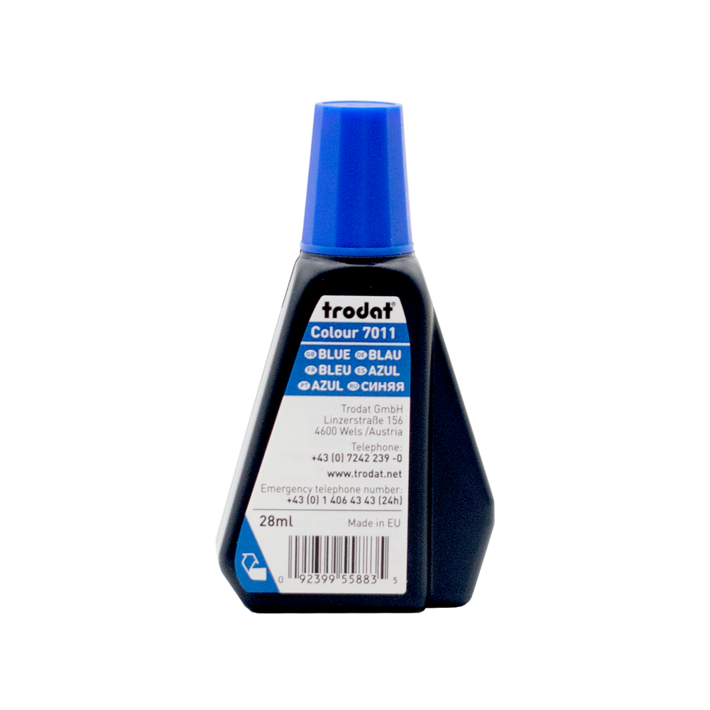 TRODAT ΜΕΛΑΝΙ ΤΑΜΠΟΝ 28ml 7011 ΜΠΛΕ