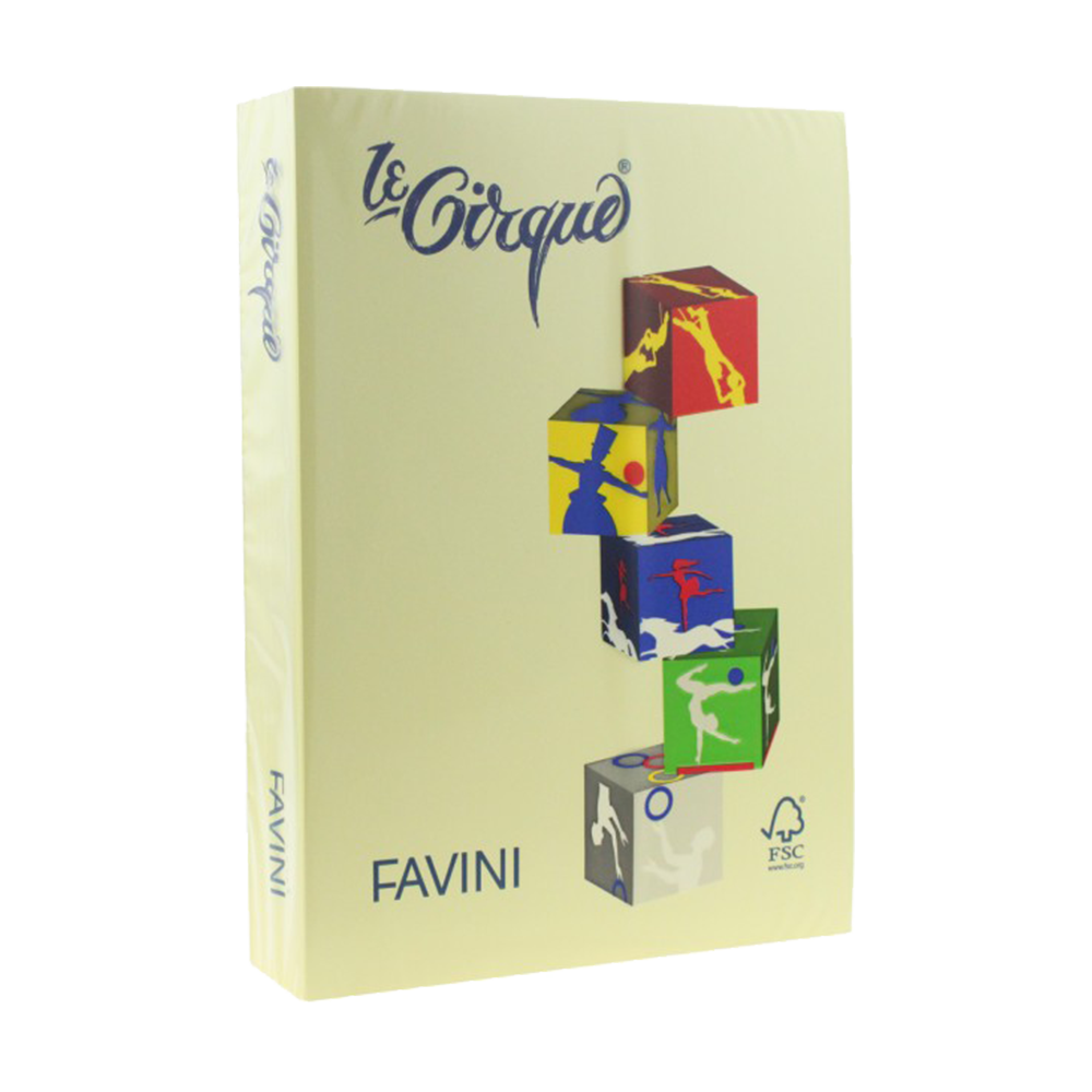 FAVINI ΧΑΡΤΙ Α4 80gsm ΚΙΤΡΙΝΟ ΠΑΣΤΕΛ 500 ΦΥΛΛΑ